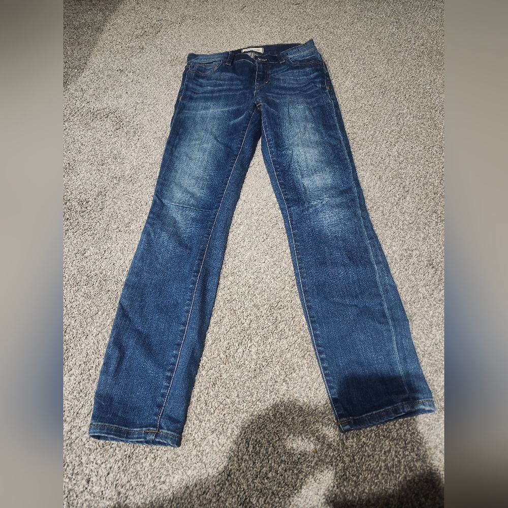 Madewell High Riser Skinny Women's Dark Blue Straight-Leg Jeans Size 26